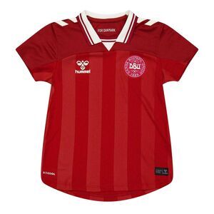 Hummel Childrens/Kids 2025 Denmark Moisture Wicking Home Shirt / Red